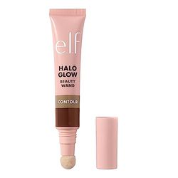 e.l.f. Bacchetta di bellezza Halo Glow Contour, bacchetta liquida per un look naturalmente scolpito, formula costruibile, vegana e cruelty-free, abbronzatura/profonda