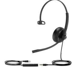 Yealink UH34 SE Mono UC USB-A Monaural Headset with Noise Cancelling Microphone