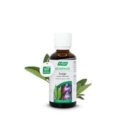 A.VOGEL – Complément alimentaire pour femme – Ménopause traitement – Lutte contre les bouffées de chaleur, les douleurs abdominales & les sautes d’humeur - Extrait de plante fraîche – Sauge - 50ml