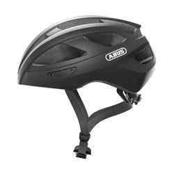ABUS Macator Racefiets Helm - Sportieve Fietshelm voor Beginners - Voor Dames en Heren - Zwart, Maat S