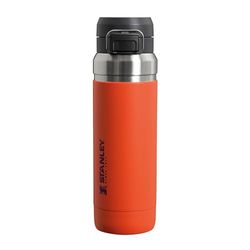 Stanley Quick Flip Gourde Isotherme 1.06L - Froid Pendant 18 Heures - Étanche - Va au Lave-Vaisselle - Couvercle à Bouton-pression - Thermos Sans BPA - Gourde Inox - Bouteille D'Eau - Tigerlily Plum