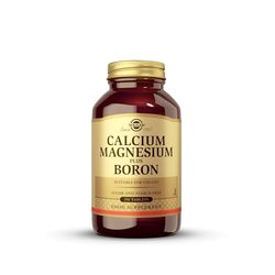 Solgar Calcium Magnesium Plus Boron Tablets - Bones & Teeth - Muscle & Immune Support - Vegan - 250 Tablets 260 g (Pack of 1),Brown