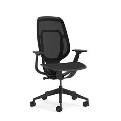 Steelcase Karman Chaise de Bureau Ergonomique Réglable en Hauteur avec Revêtement Noir