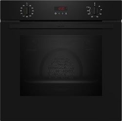 NEFF, N30, B2DCG7AK3B, 60cm Built-in Single Oven features Pyrolytic Self-Cleaning with Easy Clean, CircoTherm, Energy Efficiency Class A+ and LED-Display in Black