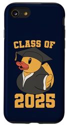 Coque pour iPhone SE (2020) / 7 / 8 Canard en caoutchouc classe de 2025 Senior 2025 année de remise de diplôme senior