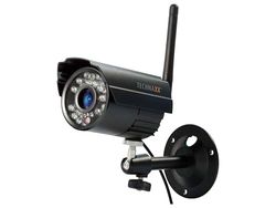 Technaxx Telecamera extra per una facile sicurezza Set telecamera per esterni Trasmissione wireless Plug & Play Monitor LCD da 7 pollici PIR Visione diurna e notturna Microfono integrato TX-28