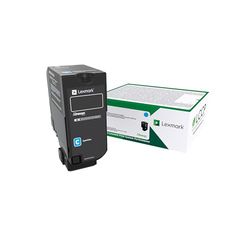 Lexmark 74C2HCE Cartouche de toner 1 pièce(s) Original Cyan