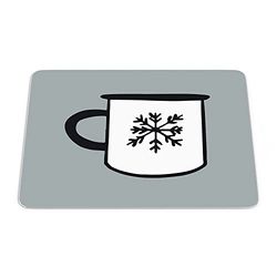 Questo Casa, Tappetino per mouse con stampa digitale, antiscivolo, per ufficio, dimensioni: 22 x 18 cm