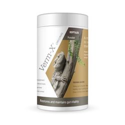 Verm-X Original All Natural Powder for Reptiles. Supports Intestinal Hygiene. Vet Approved. Restores and maintains Gut Vitality. Wormwood Free Recipe, Clear