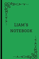 Liam's notebook / 6 x 9 inches / 100 lined pages