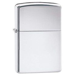 Zippo Windproof Lighter|Metal Long Lasting Zippo Lighter|Best with Zippo Lighter Fluid|Refillable Lighter| Perfect for Cigarettes Cigars Candles|Pocket Lighter Fire Starter|Armor High Polish Chrome