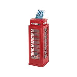 Spardose im Telefonzellendesign Rood