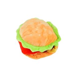 Love Story, Jouet Peluche de Fouille Hamburger Polyester D16,5 x H9 cm