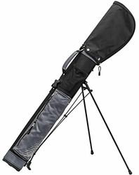 Longridge Travelite 5’’ Borsa portamatite da golf, Nero/Argento