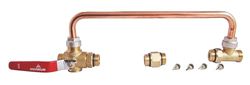 AQUAWATER 3700350803807 AQUAWATER-105024-kit de derivação conexão fácil com Easy sistema de hidromassagem - para conectar um filtro duplo, None, Normal