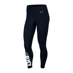 Nike W Nk Icnclsh Speed Tght 7_8 Pantalones de Deporte, Mujer, Black/White/(Reflective silv), XS