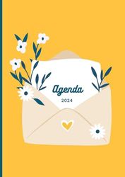 Agenda 2024: Format A5 ~ Semainier du lundi au vendredi sur 2 pages ~ Carnet de Notes ~ To-Do List ~ Outil de gestion du temps 3 en 1