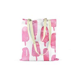 Bonamaison, Bolso De Mano Impreso, Bolso de la Compra Reutilizable, Bolso De Compras, Lavable a Máquina, Ecológico, Plegable, Bolso de Tela de Lona con Asas, 34X40 Cm - Diseñado y Fabricado en Turquía