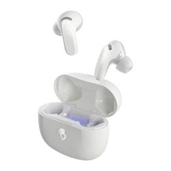 Skullcandy Rail ANC Écouteurs Intra-Auriculaires à Suppression de Bruit sans Fil, Autonomie 27 h, Microphone, Compatibles iPhone + Android et Appareils Bluetooth - Bone