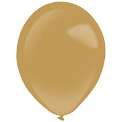 Amscan 9905371 Lot de 50 ballons en latex Decorator Fashion, marron, 27,5 cm/11, ballons