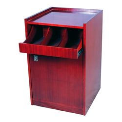 Garcia de Pou Mobilier de service pour couverts et vaisselle, 55 x 53,5 x 82 cm, bois, marron