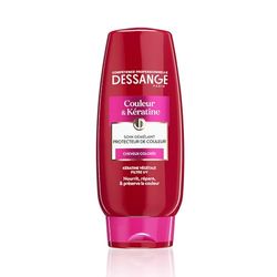 Dessange - Soin Démêlant Couleur & Kératine - Enrichie en Kératine Végétale - Pour Cheveux Colorés - Préserve l'Éclat et la Couleur - 3 Produits Shampooing, Masque, Sérum