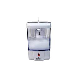 Dispensador automático de jabón para Pared, Fabricado en plástico, Sensor de Movimiento, Ideal para higiene en baños y cocinas.