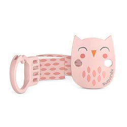 Suavinex, Attache Sucettes avec Ruban. Chaîne de Sucette avec Ruban Textile, avec un Design Double Face. +0 Mois. Bonhomia Rose