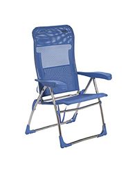 Crespo Silla Playa Aluminio. Desmontable multifibra. Asiento Alto (Multifibra.)