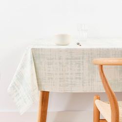BELUM - Nappe 140 x 140 cm Anti-Taches 100% Coton résiné Modèle 0120-229 - Nappe Non cirée au Toucher Coton, Nappe imperméable, Nappe Anti-Taches, répulsif liquides