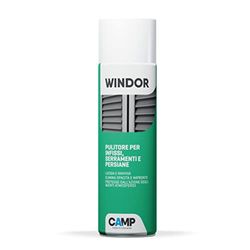 ‎Camp WINDOR, Pulitore ravvivante protettivo, rinnova infissi, serramenti, persiane in PVC, alluminio, legno verniciato, 500 ml