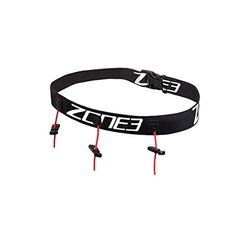 ZONE3 Unisex vuxen RaceBelt, svart, junior