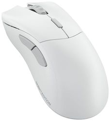 Glorious Gaming Model D 2 PRO 4K/8K Wireless Gaming Mouse - 2.4GHz 1ms delay, 4K/8K Polling, 100M clicks, 62g Superlight, Long Battery Life, 26K DPI, RGB, Ergonomic, 6 Buttons, PTFE Feet - White