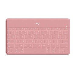 Logitech Keys-To-Go Teclado Inalámbrico Bluetooth para iPhone, iPad, Apple TV, Disposición QWERTY Inglés Reino Unido , Rosa