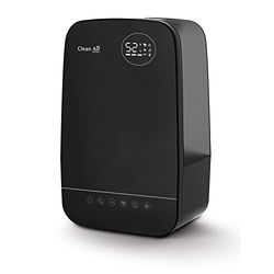 Clean Air Optima CA-606 luftfuktare med joniser- och aromterapi – fuktgivande kapacitet Max. 480 ml/h – vattentankkapacitet 5,5 liter – lämplig för rum upp till 65 m²/160 m³ (svart)