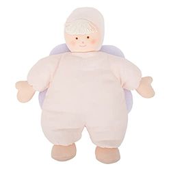 TROUSSELIER - Peluche musical - Ángel - Someday my prince will come F. Churchill Música - 24 cm de alto - Algodón orgánico - Moderno Chic - Regalo ideal para nacimiento - Lavable a máquina - Color rosa polvo