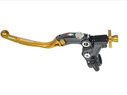 ACCOSSATO Commande d'embrayage à câble Racing avec Levier articulé coloré (Bouton+Levier+régulateur), avec Fixation Micro pour Benelli TNT 1130 Sport de 2004 à 2006 CC 1130