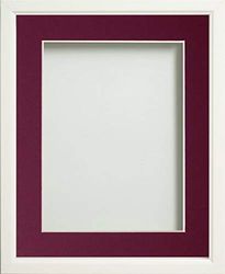Frame Company Marco para Fotos Estilo Drayton Range de 12,7 x 12,7 cm de la Marca, plástico, Blanco, A4 Mounted for 10x6-inch Image