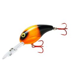 Band-It Series 300 Crankbait Señuelos de Pesca de lubina, Accesorios de Pescado, se sumerge hasta 12 pies de Profundidad, 2 Pulgadas, 1/4 onzas, JackoLantern, (BDT3)
