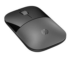 HP Z3700 Souris sans Fil | 1200 capteurs optiques | Jusqu'à 16 Mois d'autonomie | 2,4 GHz ou Connexion Bluetooth | Plug & Play | Gris argenté