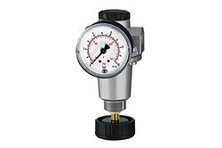 RIEGLER 100810-637.20 B Standard Régulateur de pression avec manomètre BG 1, G 3/8 0,2-6 bar