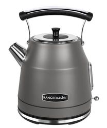 Rangemaster RMCLDK201GY Grey Cordless Electric 1.7L 3kW Classic Kettle with Quick & Quiet Boil, Boil Dry Protection & 2 Year Guarantee (Grey)