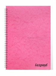 Luxpad 120 pagina's A4 FSC draadgebonden notitieboek met duurzame pressboard covers [enkel, diverse kleur]