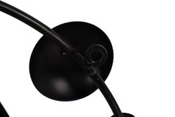 ADORNO PARED METAL MARRON NEGRO 107x3x50 CM
