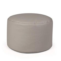 Pushbag 11-DRU-KL-tau Bolsa de Frijoles, Piel sintética (100% poliéster), Taupe/Barro, 50 x 50 cm