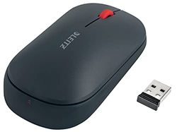 Leitz SureTrack Trådlös Datormus, Passar Både Höger- och Vänsterhänta, Anslut med Bluetooth eller 2.4 GHz USB-A, Windows, Android & Apple, Cosy-kollektionen, Mörkgrå, 65310089