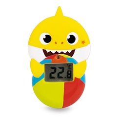 Baby Shark Bath Thermometer - Lcd Digital Display Ideal For Measuring Babies And Children's Bath Temperatures. Quick 10 Second Response Time, Suitable For All The Family
