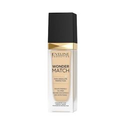 Eveline Cosmetics Wonder Match Lyxig ansiktsfoundation, 30 ml, Nr 05 Ljus 05 Porslin