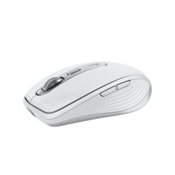 Logitech MX Anywhere 3S, Mouse Wireless Compatto, Scorrimento Veloce, Tracciamento 8K DPI, Clic Silenzioso, Pulsanti Programmabili, USB C, Bluetooth, PC Windows, Linux, Chrome, Mac - Pale Grey