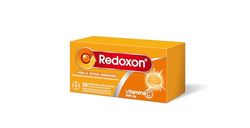 REDOXON Vitamina C 1000 mg, Vitamin D, Ayuda al Sistema Inmunitario y Absorción del Hierro, Efecto Antioxidante, Sabor Naranja, 30 Comprimidos Efervescentes